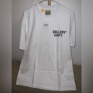 This is a white Gallery Debt T-shirt. Brand new and never been worn.